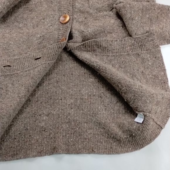 Talbots Italy Tweed Lux Lightweight Merino Wool Long Tunic Sweater - Picture 9 of 13